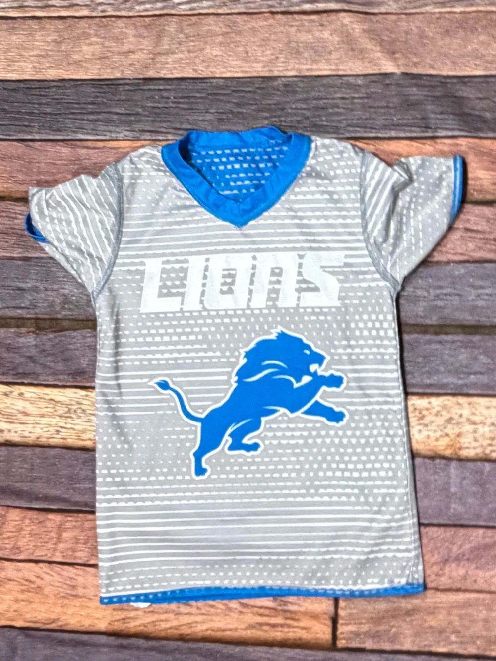Detroit Lions Flag Football Reversible NFL Football Sports Jersey Boys
